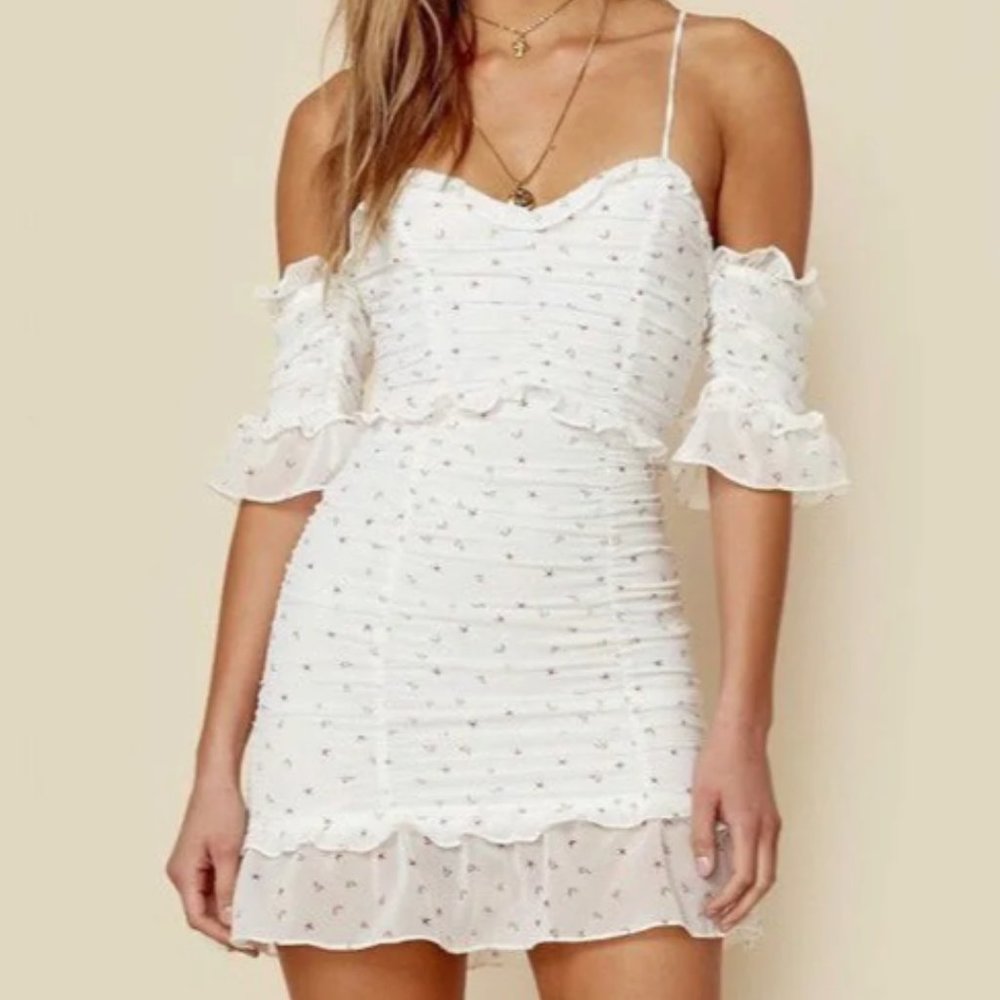 For Love & Lemons La Brooke Cocktail Dress- NEW size Large - Picture 7 of 8
